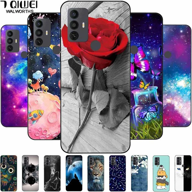 For TCL 30 SE Case 306 305 Cover Silicone Bumper Soft Funda Phone Shell for  TCL
