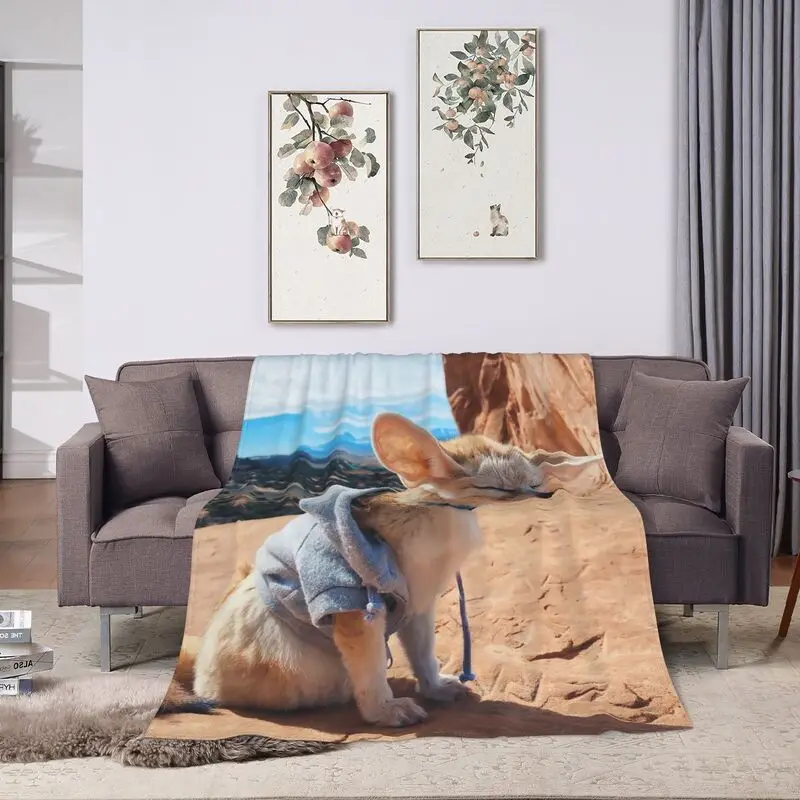 Sofa Bed Blanket Super Soft Warm Damon Salvatore Vampire Diaries Funny 3D Print Blanket Cover Fleece Throw Blanket