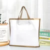 50pcs Customized Plastic Bag For Shopping Packaging Printed LOGO Gift Bag Wholesale Business Cloth Tote Bag(Printing Fee Is Extr 1