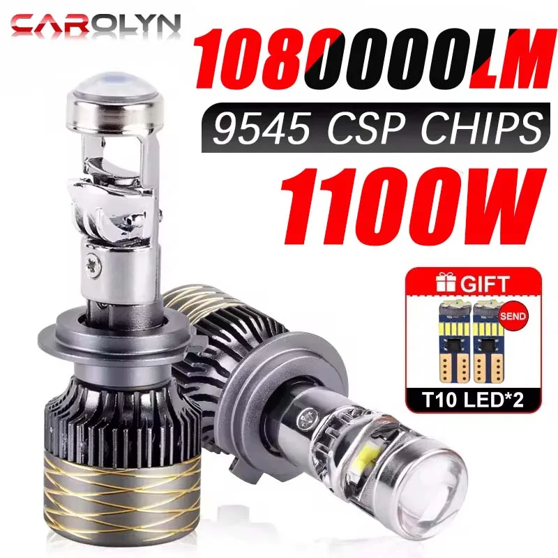 2PC 6500K White Led