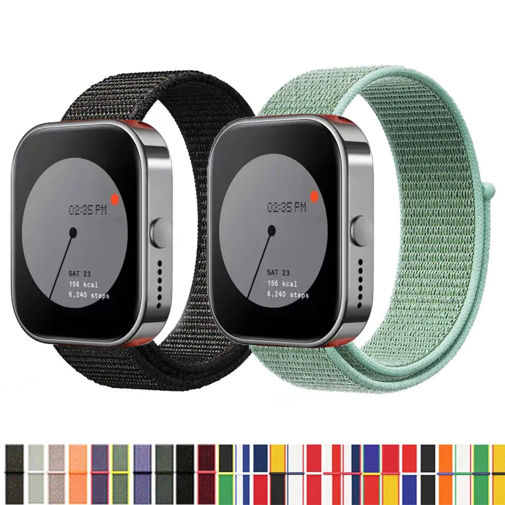 

Ремешок нейлоновый 22 мм для умных часов CMF Watch Pro, сменный спортивный браслет для наручных часов CMF, от бренда Watch Pro