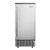 Commercial Under Counter Ice Maker Machine, 80 Lbs/Day Auto-Cleaning & 24H Timer,Drain Pump 1