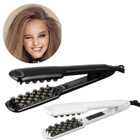 3D Grid Hair Crimper Professional Fluffy Iron Increase Volume Ceramic Hair Tool Hair Waver Styling Crimping Perm Pliers 1