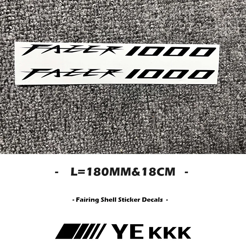 

2X 180MM Motorcycle Fairing Shell Hub Head Shell Fuel Tank Sticker Decal For YAMAHA FZ1 FAZER 1000 FSZ1000 Sticker Decal