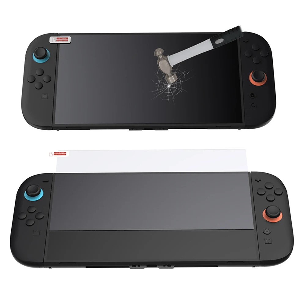 2-10Pcs Tempered Glass Screen Protector Films Ultra-Clear Tempered Glass Protective Film For Nintendo For Switch 2 Accessories