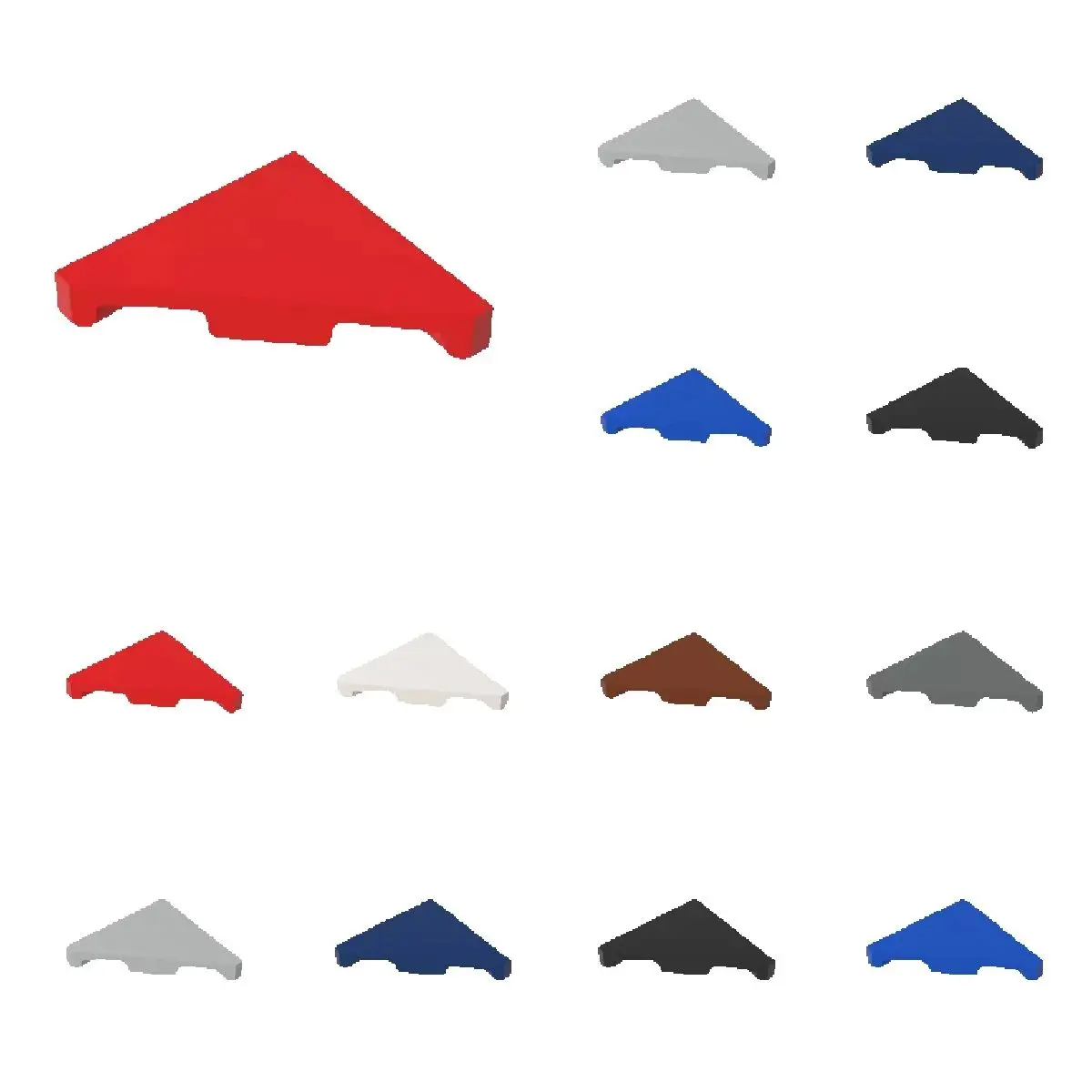 50 Stück Puzzle-Teile 35787 Dreieckiges Lichtpanel Bausteine Platte Quadratische Steine Ideen-Spielzeug Geburtstagsgeschenke Dropshipping