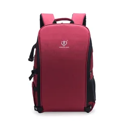 JINNUOLANG-Mochila impermeable para hombre y mujer, morral escolar antirrobo con cámara DSLR, para ordenador portátil y de viaje, 15,6 pulgadas, novedad