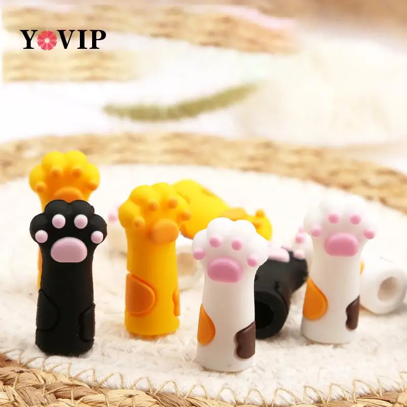 thumbnail image 2 of Cute Kawaii Cat Paw Scissors With Cover,Mini Portable Stainless Steel 2 of 13