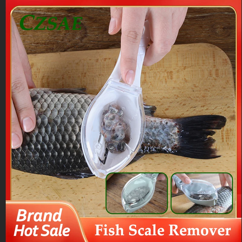 

1Pcs Fish Skin Brush Scraper Fish Scale Brush Scraper Remover Peeler Kitchen Tools Accessories Cleaner