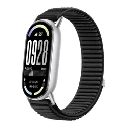 Nylon Strap Replacement for Smart Fitness Bands - Versatile and Durable Accessory (Black)