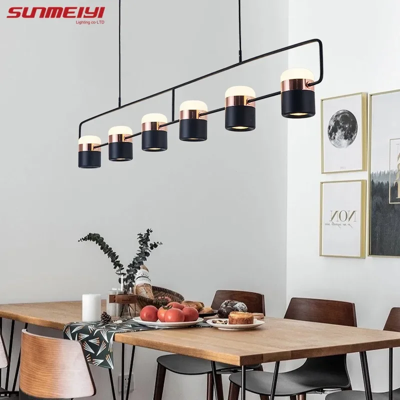 Modern LED Pendant Lights Bedroom Living Room Minimalist Restaurant Pendant Lamp Fixtures Nordic Clothing Decor Light