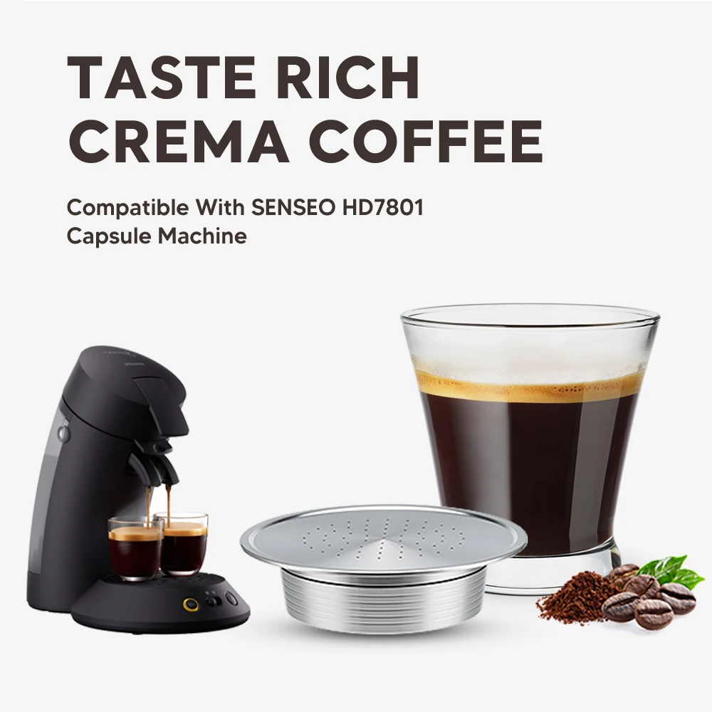 Per Philips Senseo Hd7801 Capsula Di Caffè Riutilizzabile Capsula Di Filtro Per Caffè Ricaricabile Accessori Per Macchina Per Caffè Espresso In Acciai