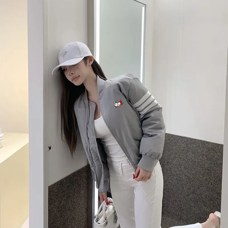 숏패딩 Autumn Winter Golf Wear Women Authentic Golf Jacket Fashion Baseball Coat Women Clothing High Quality New Jacket
