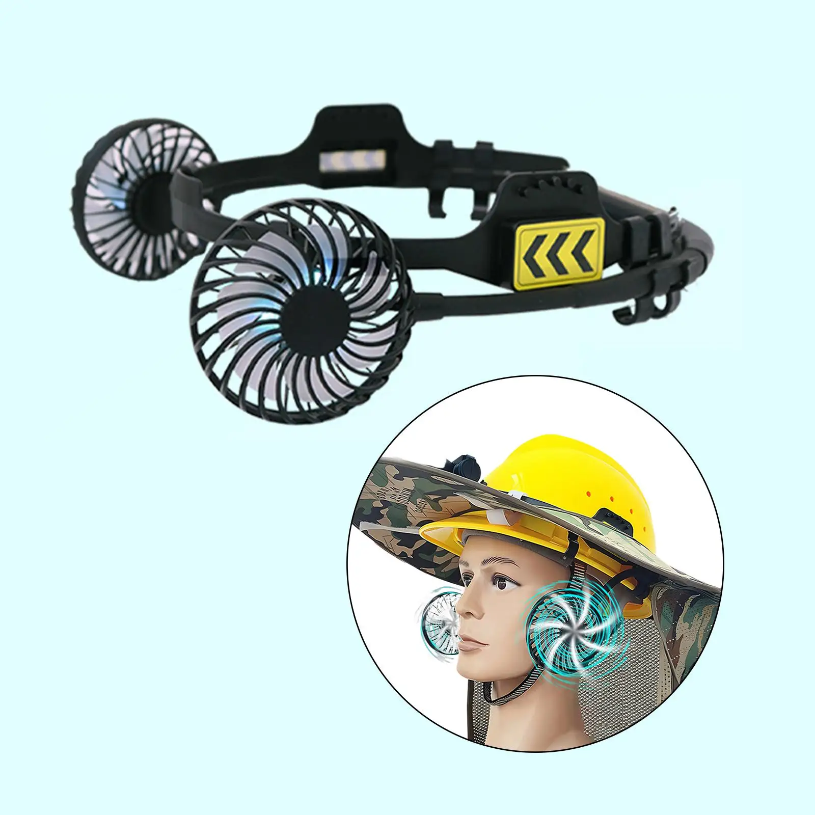 Helmets Fan Portable Fan for Helmets, Helmets Accessories Easy to Install Multipurpose Universal Adapter Hard Hat Fan Helmets Fan Portable Fan for Helmets, Helmets Accessories Easy to Install Multipurpose Universal Adapter Hard Hat Fan