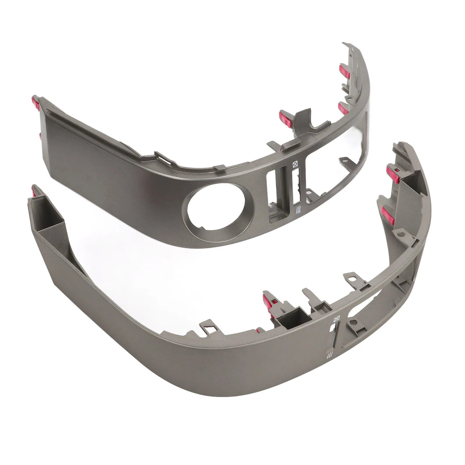 2Pcs Car Dash Vent Trim Left And Right Central AC Vent Trim Panel For Toyota Prius 2004 to 2009 5