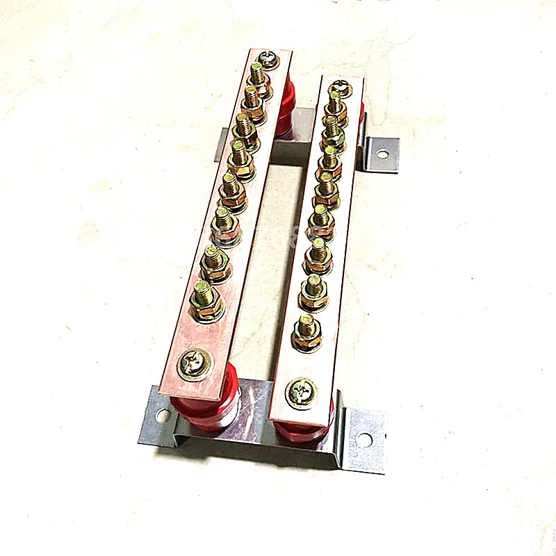 3*30*250MM double row T2 copper bar equipotential machine room grounding copper terminal