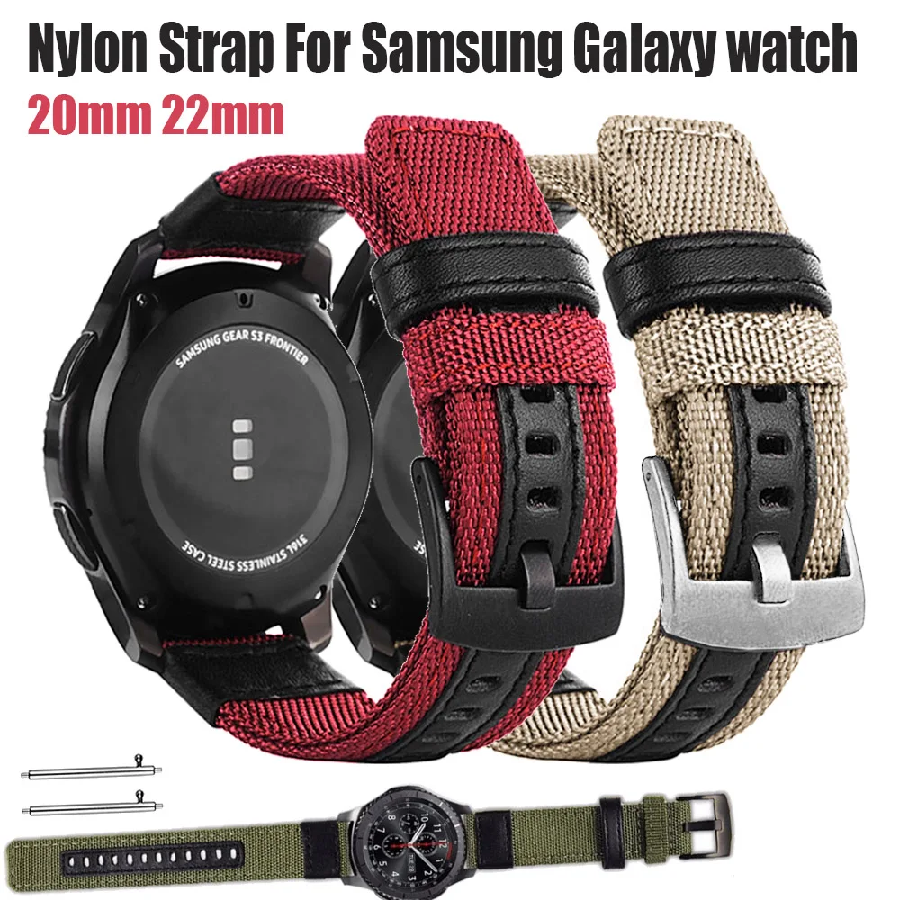Nylon Outdoor Strap in 20mm & 22mm Sizes - Versatile Replacement Band