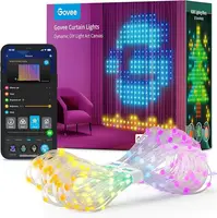 Smart LED Curtain Lights, Color Changing Wall Lights, Dynamic DIY Curtain String Lights for Bedroom Living Room Halloween Decor 1