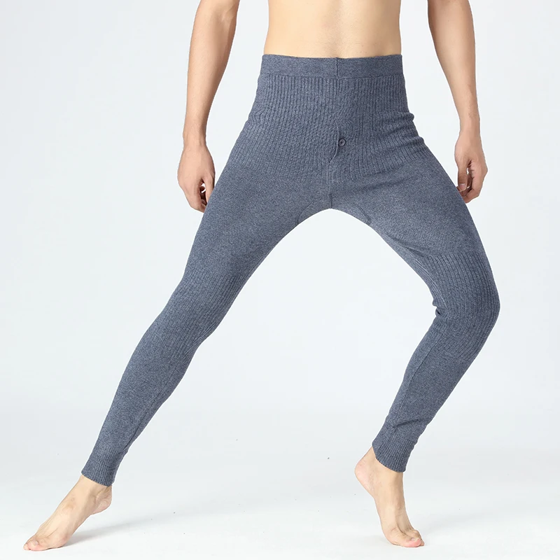 

2023 High Quality New Warm Wool Pants Casual Mens Slim Fit Elastic Trousers