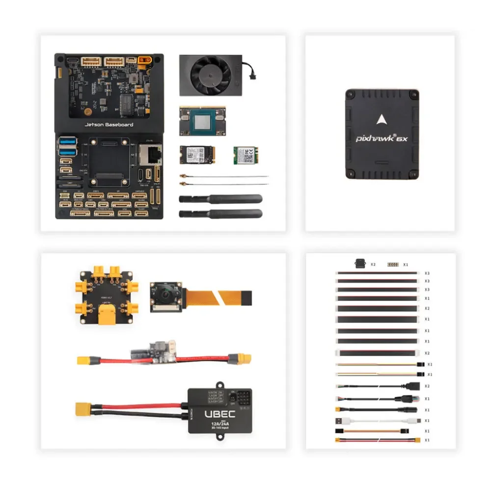 Holybro Pixhawk 6X Jetson Orin NX 16GB with WiFi SSD Without/With Case for Advanced  Autopilot Projects thumbnail 5