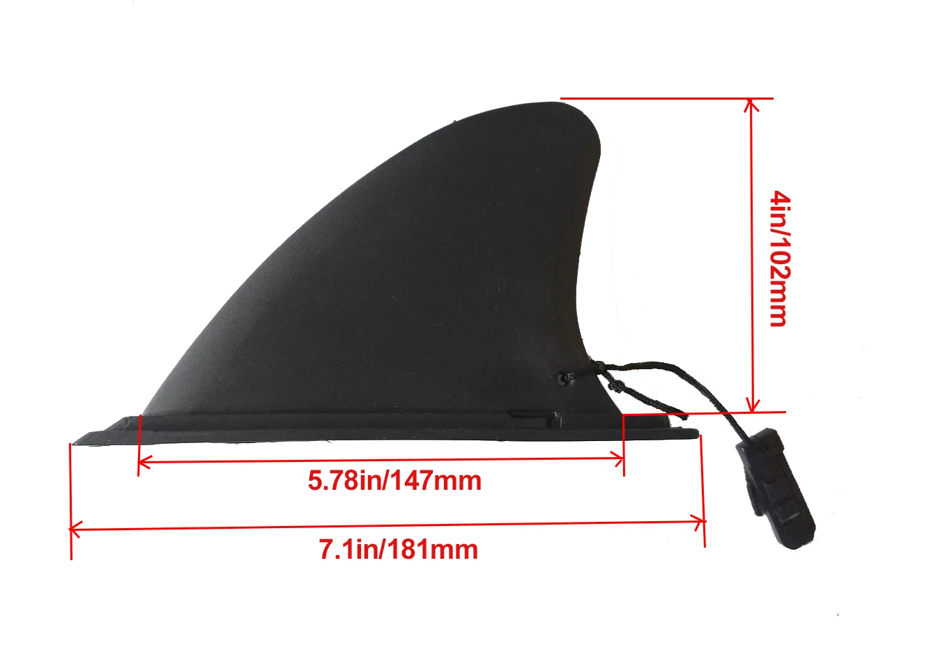 4 Inch Surf Water Wave Fin SUP Accessories Stablizer Stand Up Paddle Board Surfboard Slide-in Fin Side