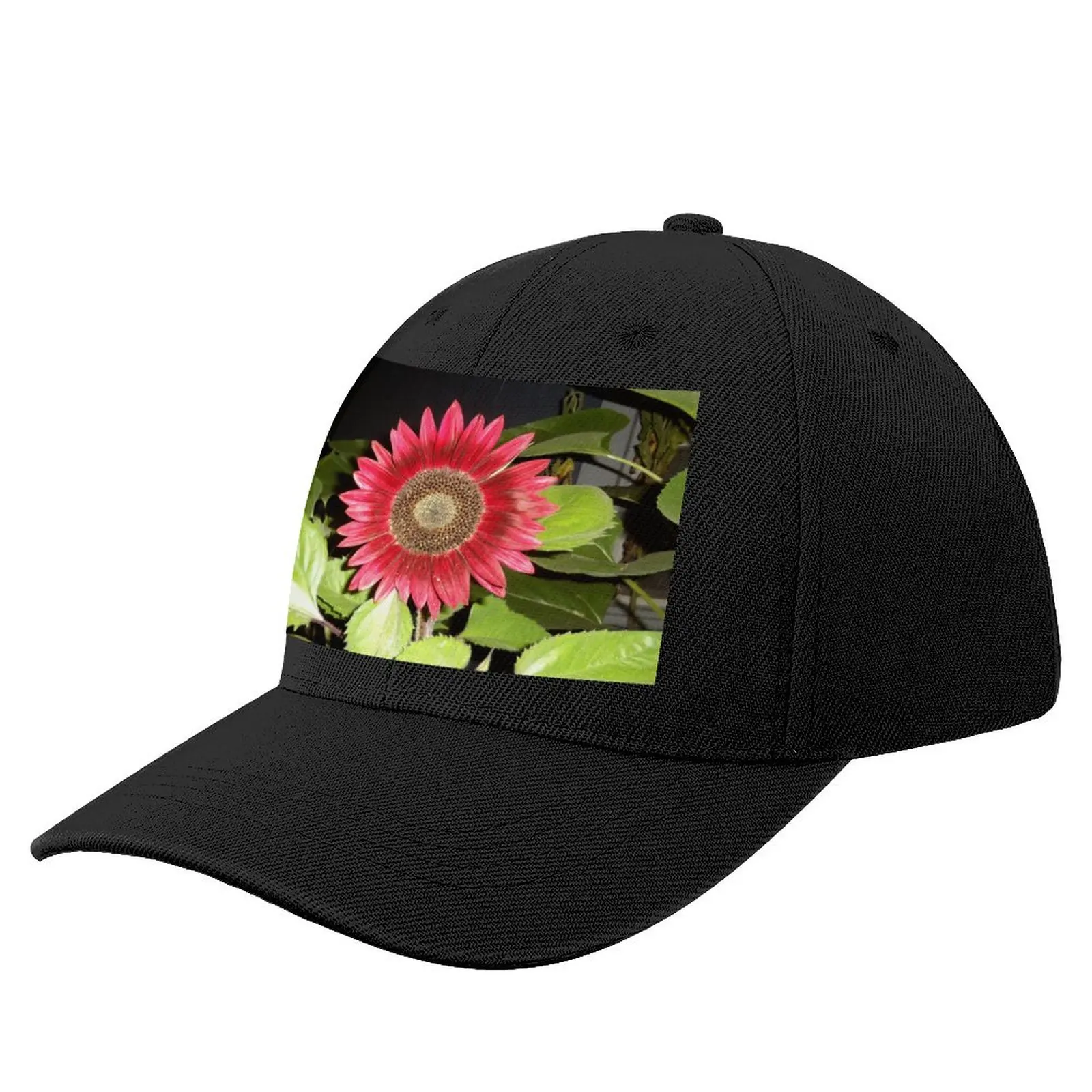 

Red Sunflower Baseball Cap Custom Cap Christmas Hats Hats Man Women's