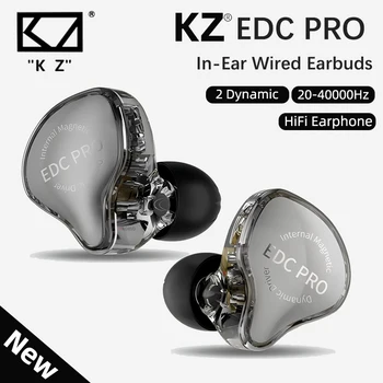 Nuovo KZ EDC Pro Auricolare Dinamico In-Ear Monitor HiFi Cuffie cablate Bass Stereo Gioco Musica Auricolari Sport Riduzione del rumore Auricolari 1