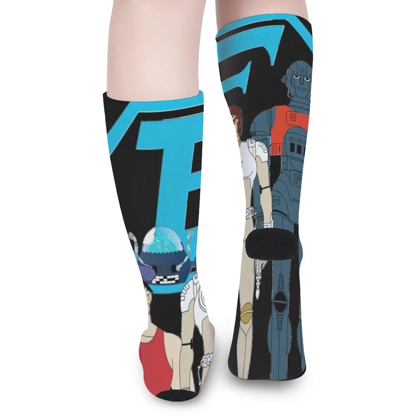 Captain Future Crew Classic T-Shirt Socks anime socks Woman socks
