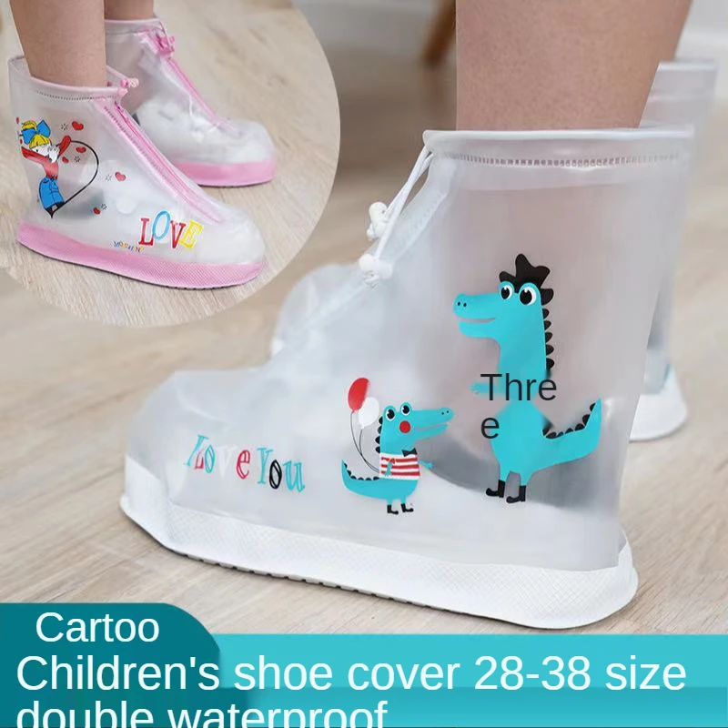 Reusable PVC Waterproof Shoe Cover, Transparent Rain And Snow