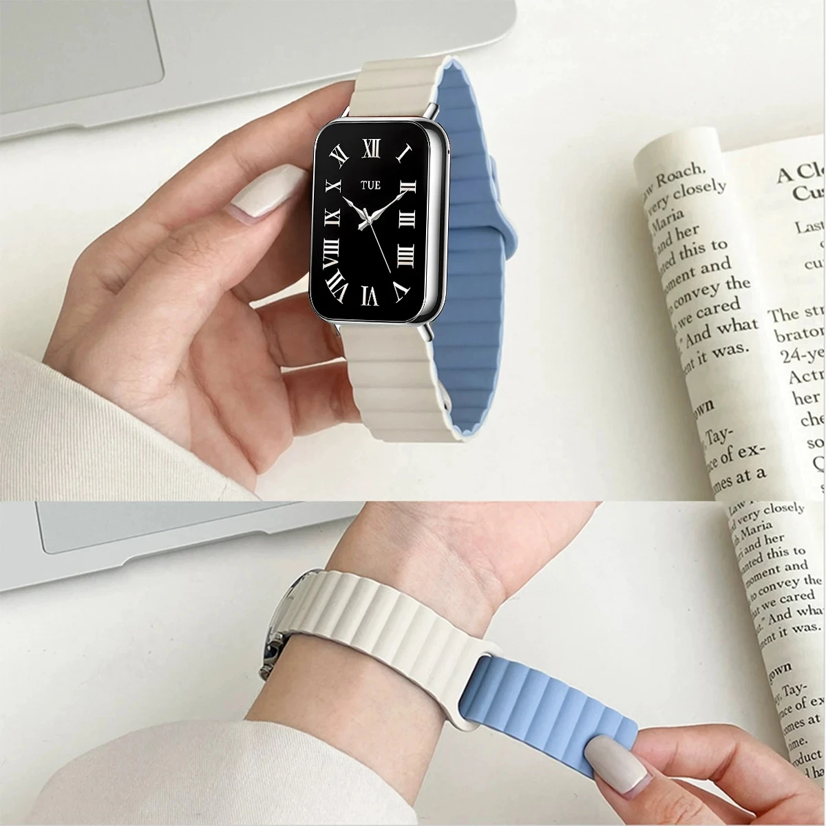 Magnetic Silicone Sport Wristband