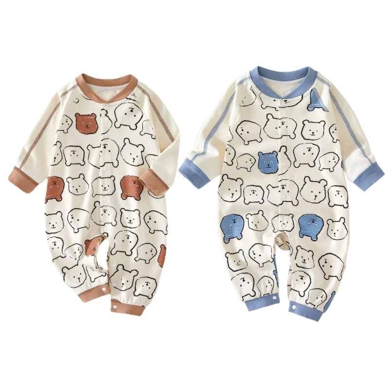 

Baby Clothing Onepieces Outfit Sleepwear Long Sleeve Romper for Infant Toddlers