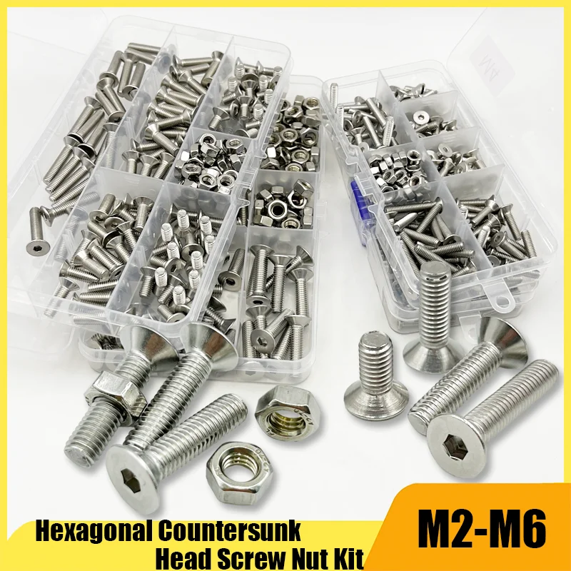 10pcs 3 4 5 6 7 A2 Acero Inoxidable Hex Socket Botón Tornillo De