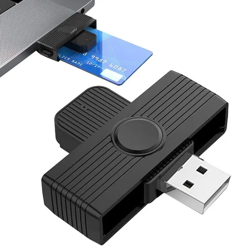 

Smart Card Reader memory ID Bank EMV electronic DNIE dni sim cloner connector adapter Technology CAC Credit Card Reader Supplies