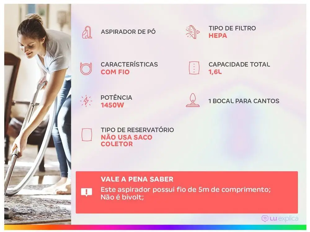 Aspirador de Pó Vertical e Portátil Electrolux - 110V 2