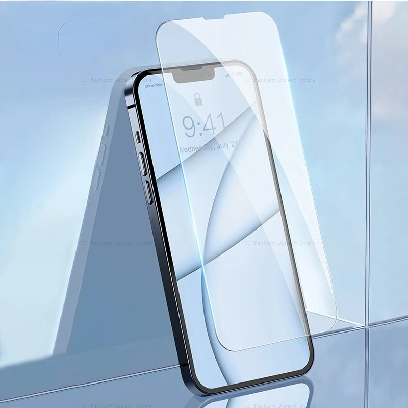

Защита экрана для iPhone 14 13 12 Pro Max, закаленная пленка, протектор экрана, переднее стекло для серии iPhone, высокое разрешение