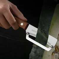 Sugarcane Paring Knife High Appearance Kitchen Special Wooden Handle Paring Knife Fruit Planer Household Thick Scraping Tools 3