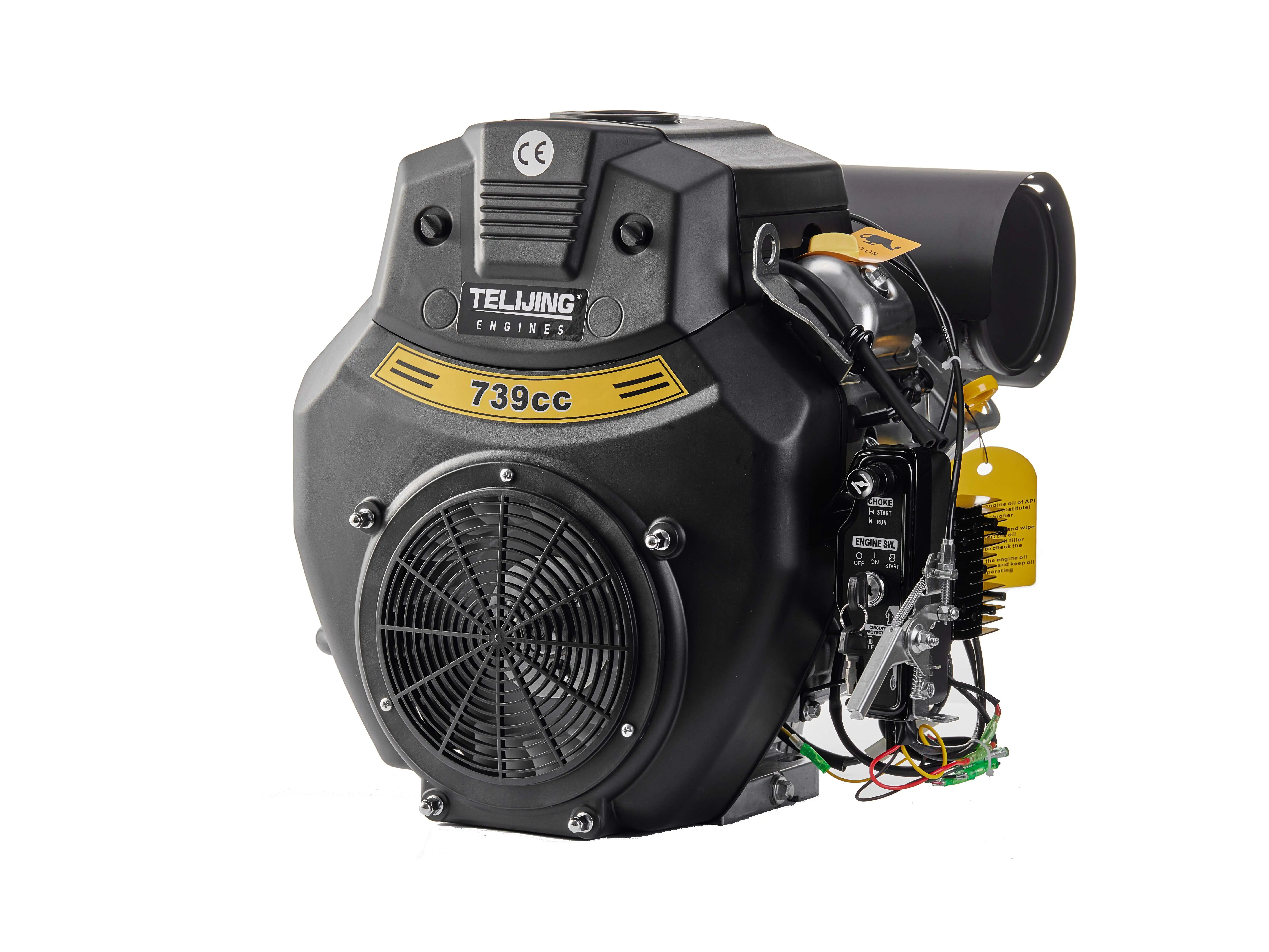 Gasoline Engines 739cc 2 Cylinder Gasoline Engine Forced Cooling OHV Portable Jet Rato 739 Factory Chinese TLJ 739