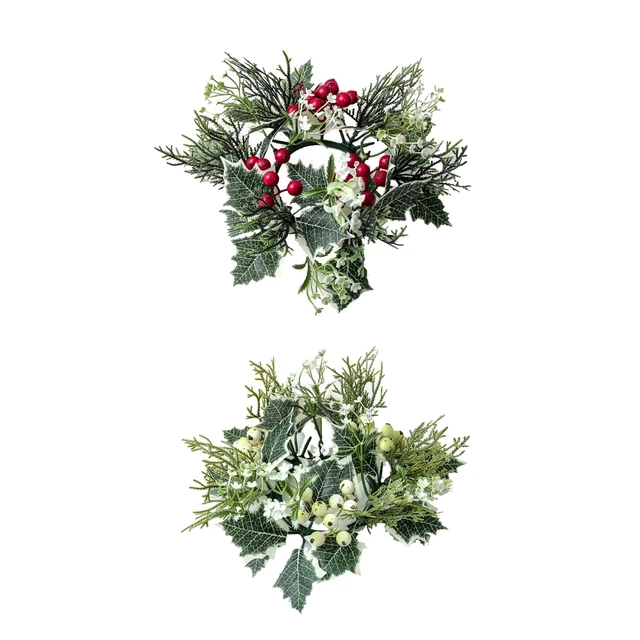 Cabilock Set of 2 Easter Candle Rings Eucalyptus Candle Wreath Spring Wreath  Easter Wreath Candles Wreath Rings Candle Holder Easter Decoration for  Pillar Candles Spring Country House Decoration : Amazon.co.uk: Home &