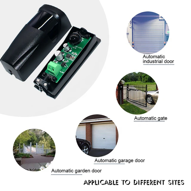 Infrared Sensor Photocell For Gates Security Gate Motion Detector Beams Detector Garage Door Barrier Security Infrared Sensor 4