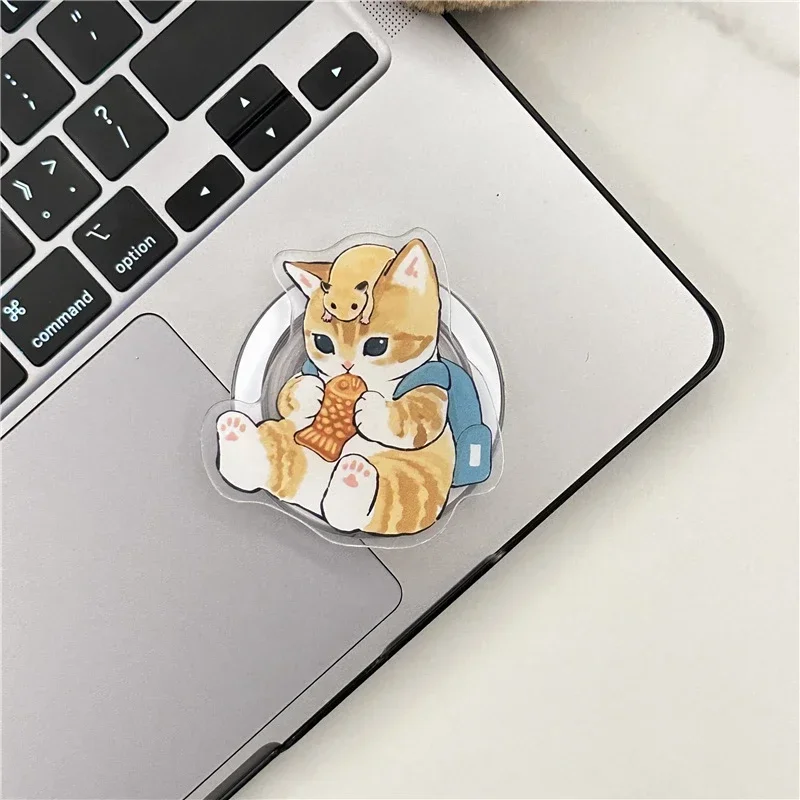 Cute Cat Magnetic Phone Grip Stand For Iphone Magsafe Compatible_voghion.com