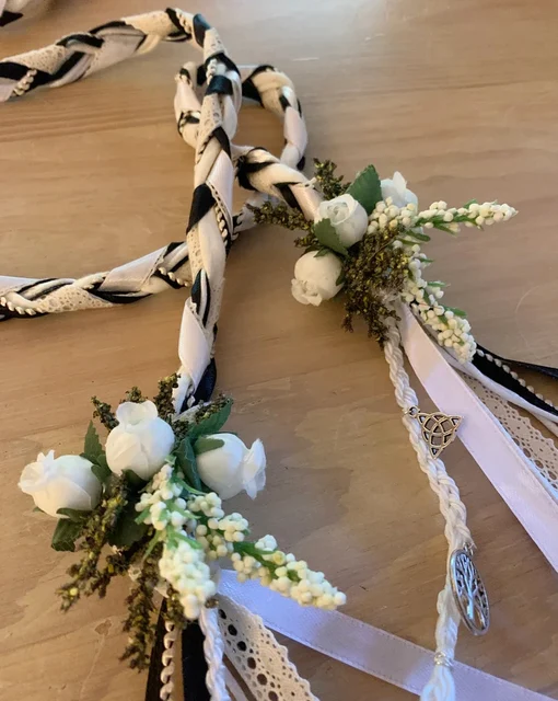 Beadsnice Braided Handfasting Cord Wedding Ceremony with Metal Accessories  - AliExpress