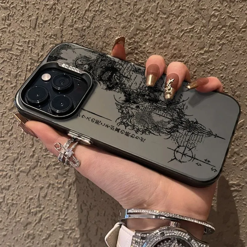Retro Gothic Style Matte Phone Case