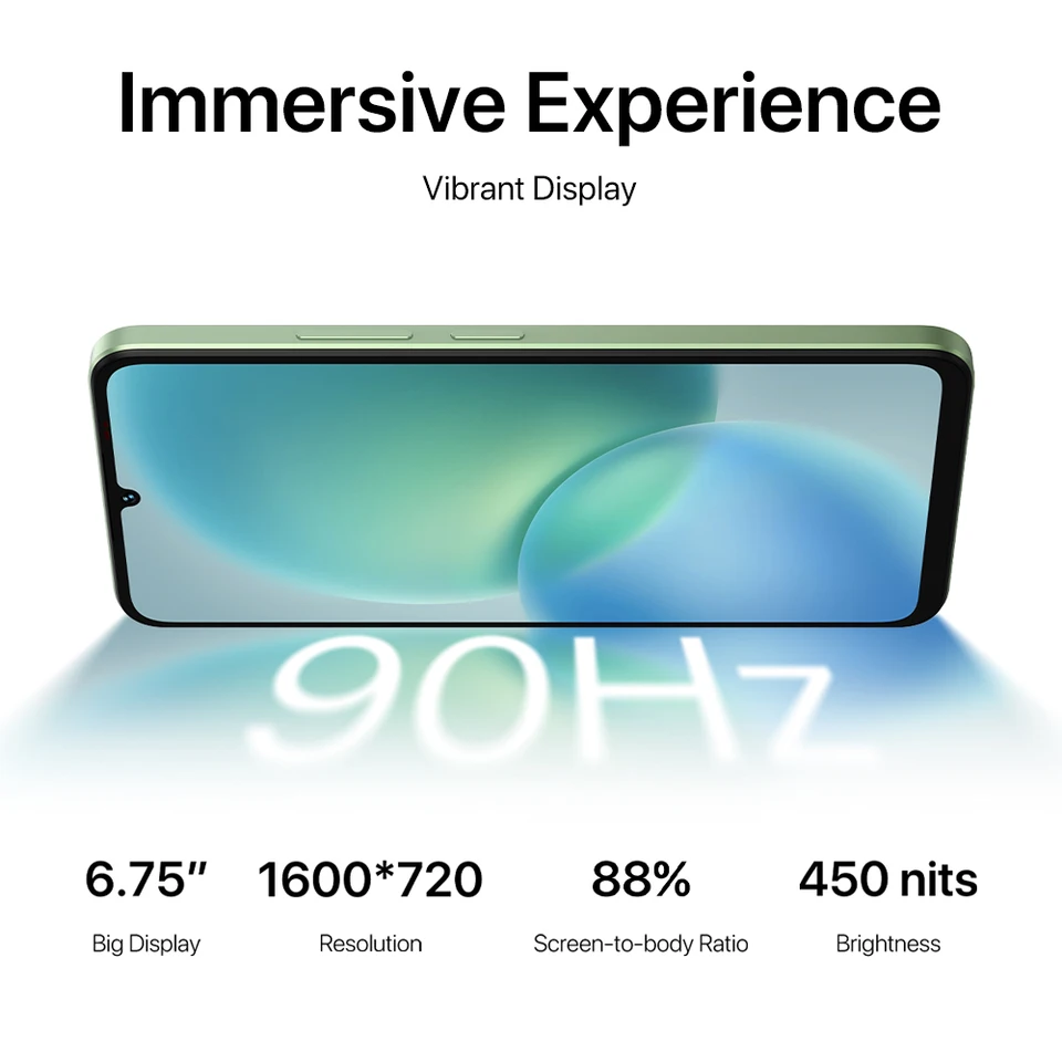 UMIDIGI G9 5G Cell Phone, Android 14 Unlocked Phones, 12(6+6) GB +128GB/1TB TF Expand, 5G Dual SIM, 50MP Camera, 6.75" HD+ 90Hz Display, AI Face & Fingerprint Unlock, 5000mAh Android Phone