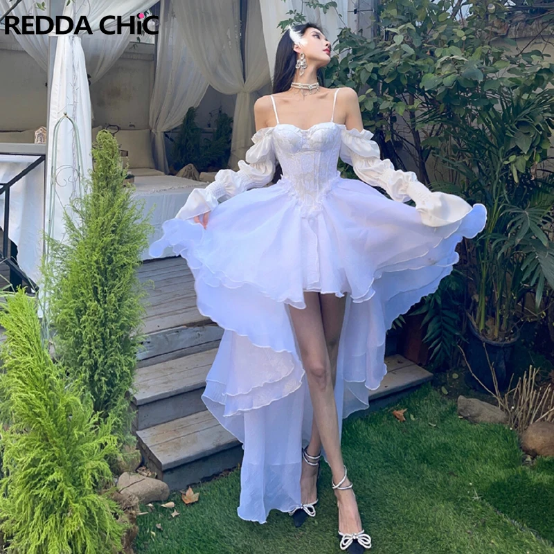 REDDACHiC Lolita Princess Women Trail Dress Set Puffy Ruffle Miniskirt Bloomers Medieval Retro Jacquard Boned Lace