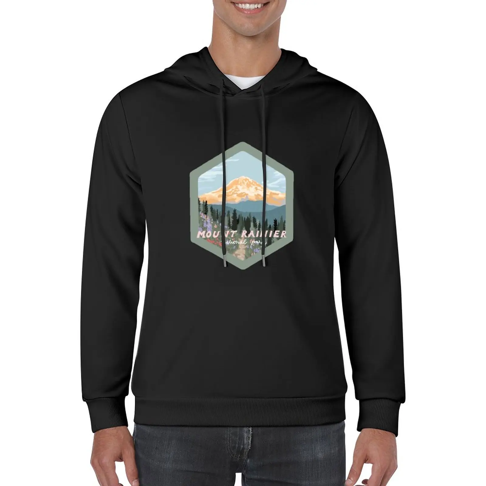 

New Mount Rainier National Park Pullover Hoodie men's clothes men's sweat-shirt men's coat new hoodies and sweatshirts