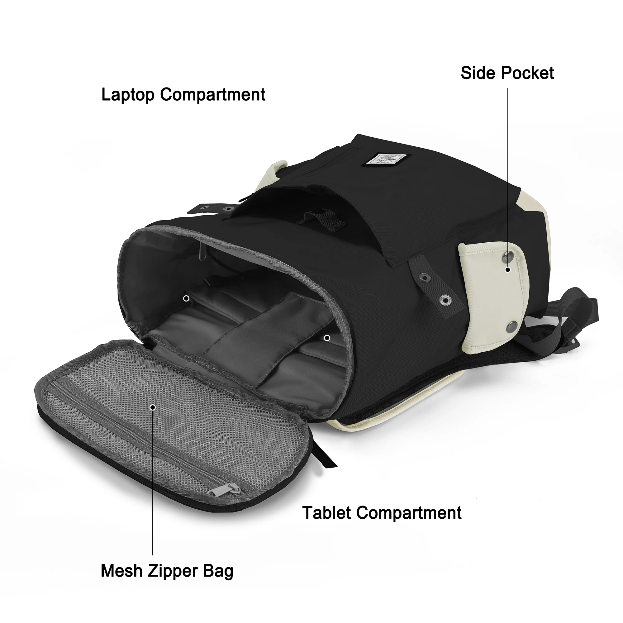 WindTook Laptop Backpack Men Travel Computer Backpack USB Charging Port College Daypack 15 Inch Laptop Waterproof Women Fashion