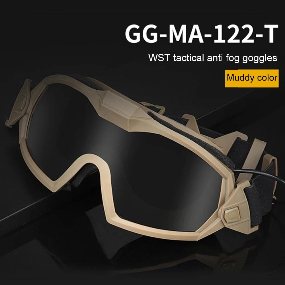 Military Airsoft Tactical Goggles Shooting Glasses Motorcycle Windproof Paintball CS Wargame Hiking 3 Lens Black Tan Green safety goggles polarized sports glasses tactical goggles shooting glasses polarized goggles