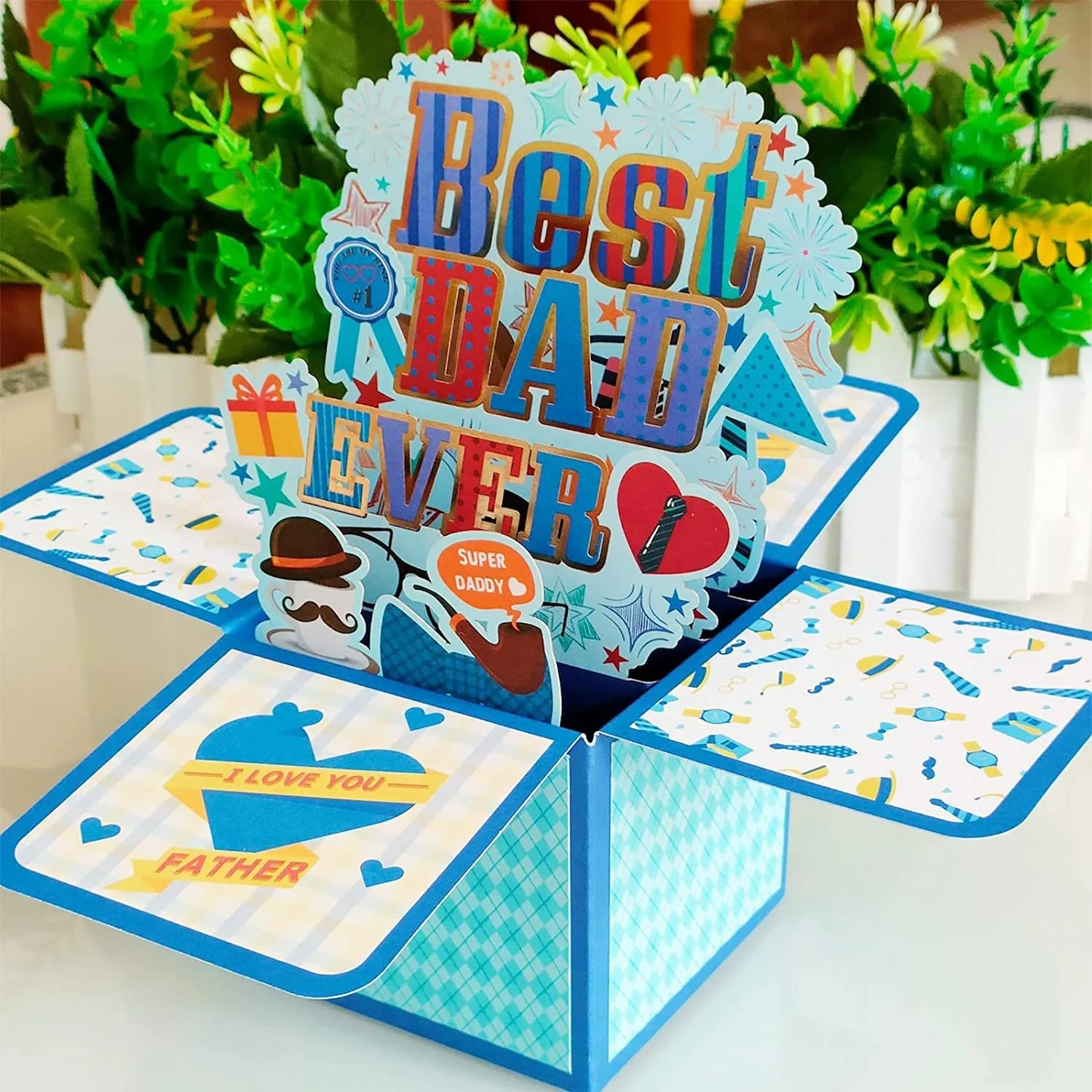 1PC 3D Pop Up Greeting Cards Birthday Postcard Box Bouquet Flower Greeting Cards Thank You Girlfriend Teacher Mother's Day Gift greeting cards