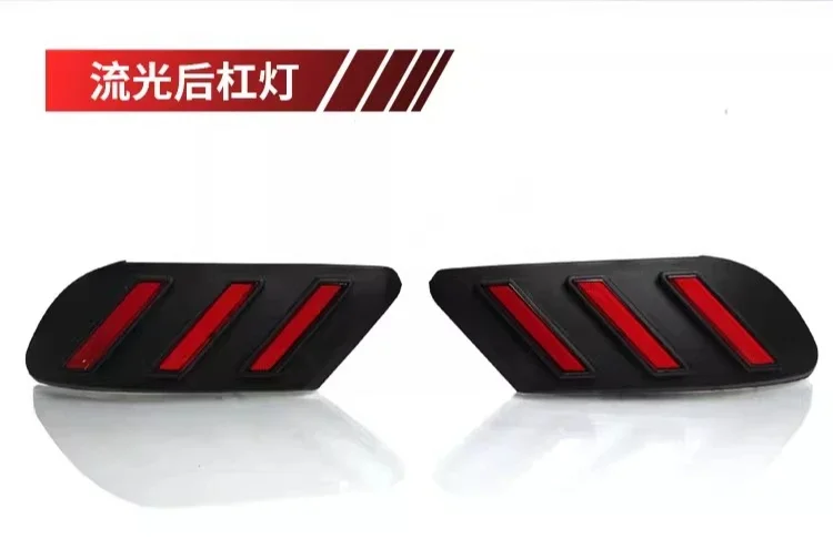 For Nissan Sentra Sylphy 2016-2021 Car Led Rear Bumper Reflector Light DRL Dynamic Turn Signal Driving Brake Lights Warning Lamp detail image 2