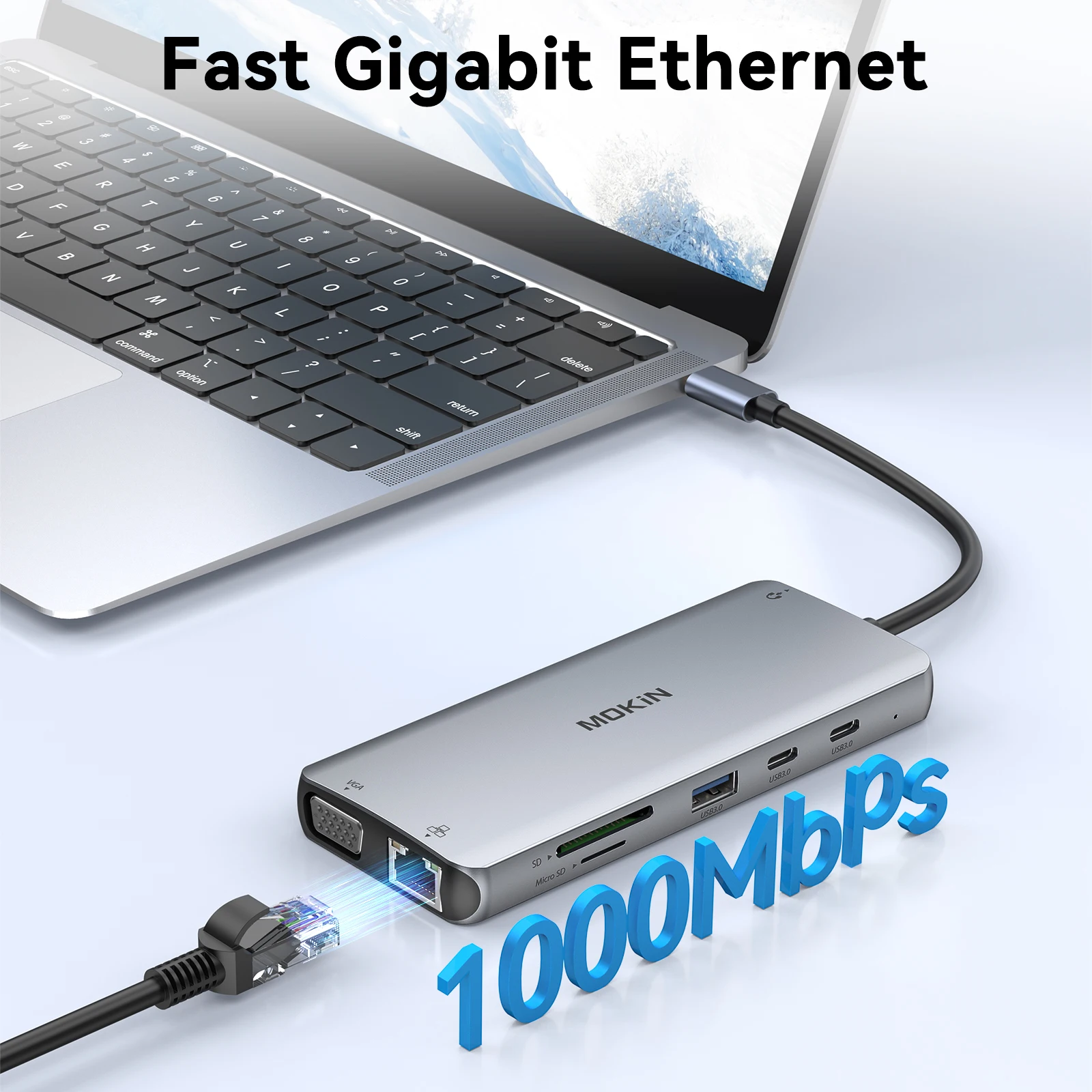 USB Type-C to HDMI HUB Docking station DP 4K 60Hz RJ45 VGA PD100W Adapter 3 USB3.0 5Gbps for Macbook Pro M2 M1 usb multiport adapter type c to hdmi adapter
